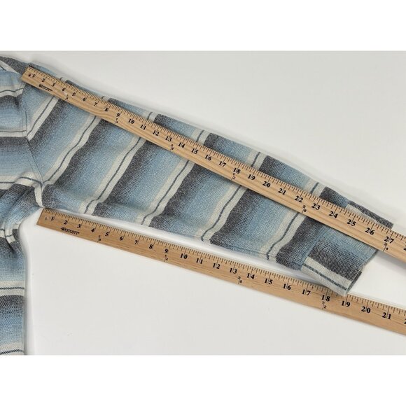 Johnnie O Surflannel Carver Button Up Hoodie Men’s 2XL Blue Shacket Surf Shirt - Picture 16 of 16